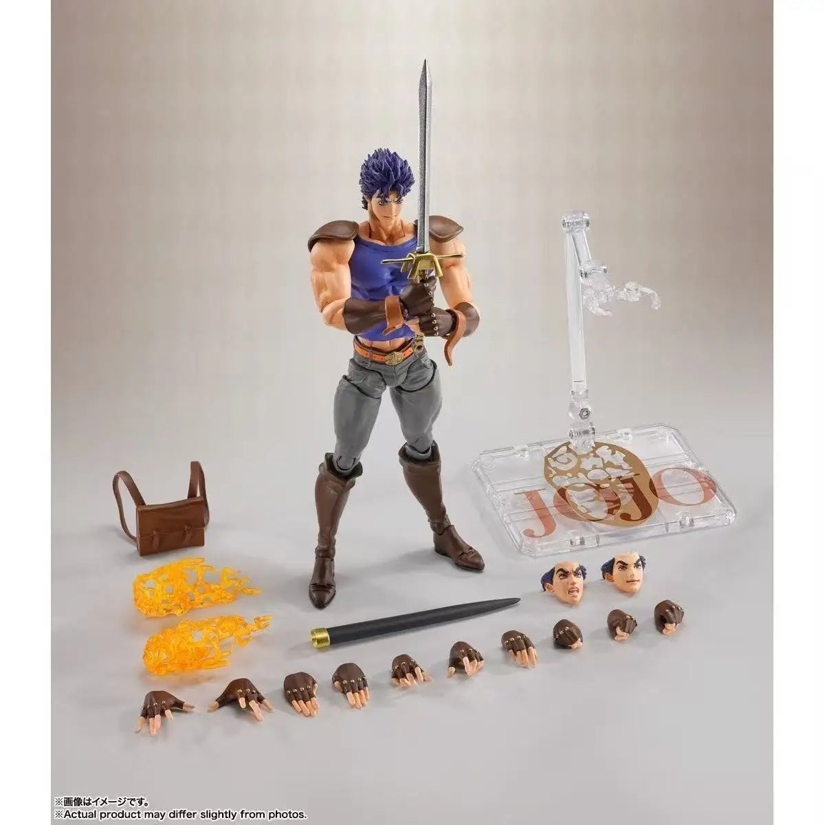 Bandai Original Sh Figuarts Jojos Bizarre Adventure Stardust Crusaders Jotaro Kujo Jonathan Pvc Action Figure Gift For Adult