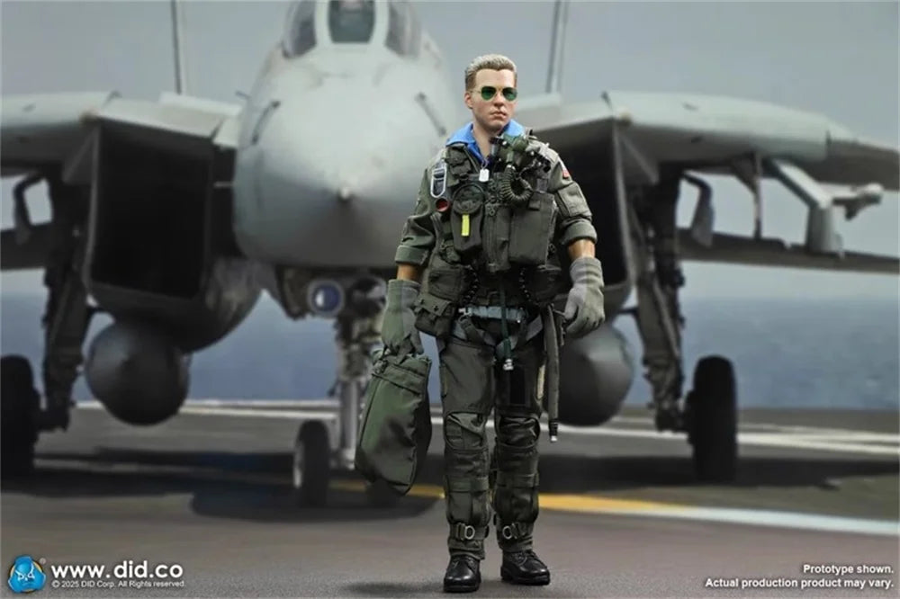 In Stock For Sale 1/6 DID MA80182 The Friend Tom Cruise F14 US. Handsome Guy Soldier Full Set Moveable Action Figure Collect