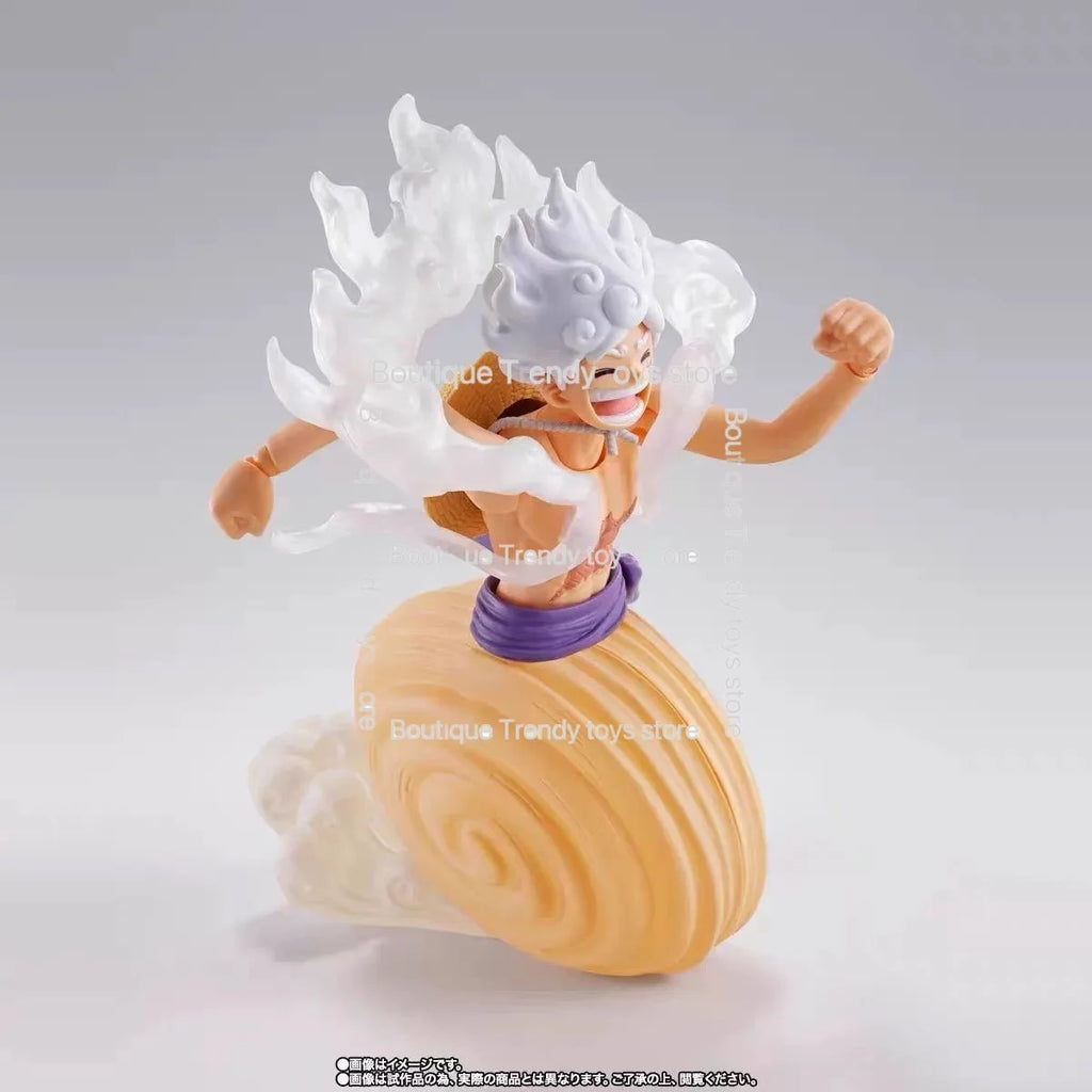 In Stock BANDAI Original Box S.H.Figuarts Monkey D.Luffy-Gear 5 Future Island Egghead SHF Action Figure Toy Collection Gift