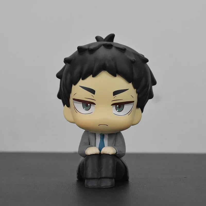 10cm Anime Series Kenma Lookup Figure Oikawa Tooru Action Figures Kuroo Haikyuu Figure Bokuto Movable Q-version PVC Model Toy