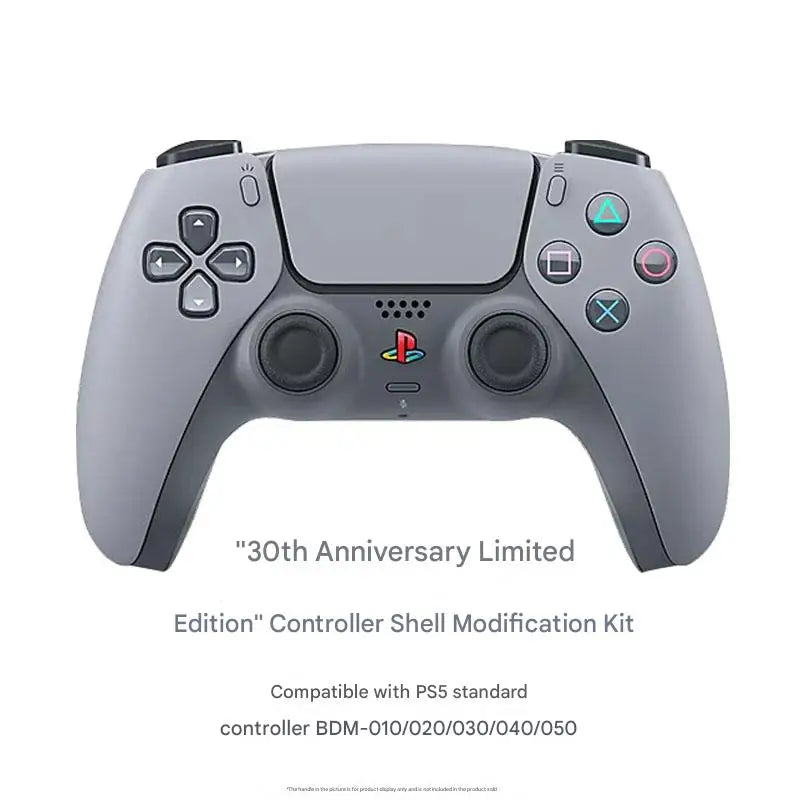 Limitiertes 30-jähriges Jubiläum für PS5-Controller-Shell, Rückseite, Vorderseite, Playstation 5-Gehäuse, Ersatz für BDM-010/020/030/040/050