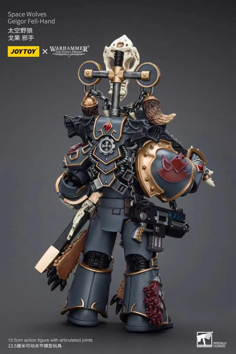 【In Stock 】JOYTOY Warhammer 40K Space Wolves Geigor Fell-Hand 1/18 Action Figures Toys Models