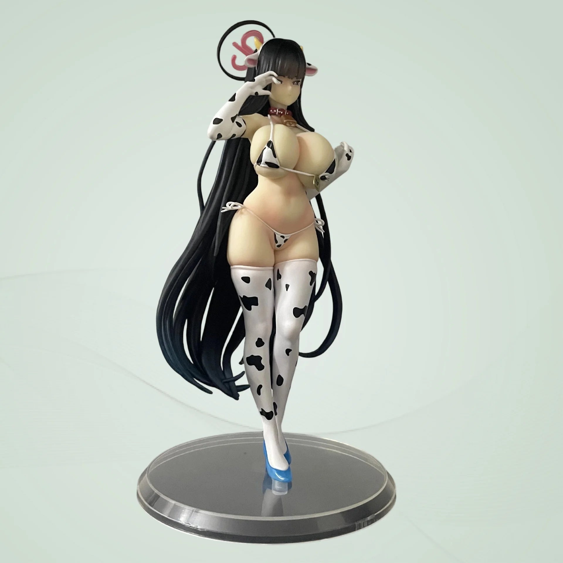 Anime Gk Figure Rion Tsukigetsu Cow Bikini Pvc Collectible Model Desktop Ornament For Adult Collectors Home Decoration Display