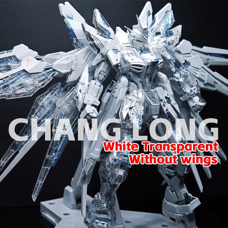 【IN STOCK】CHANGLONG KO MG 1/100 7701 Strike Freedom Twilight White MGEX Assembly Model Kit Anime Figure Collectible Toy Gift