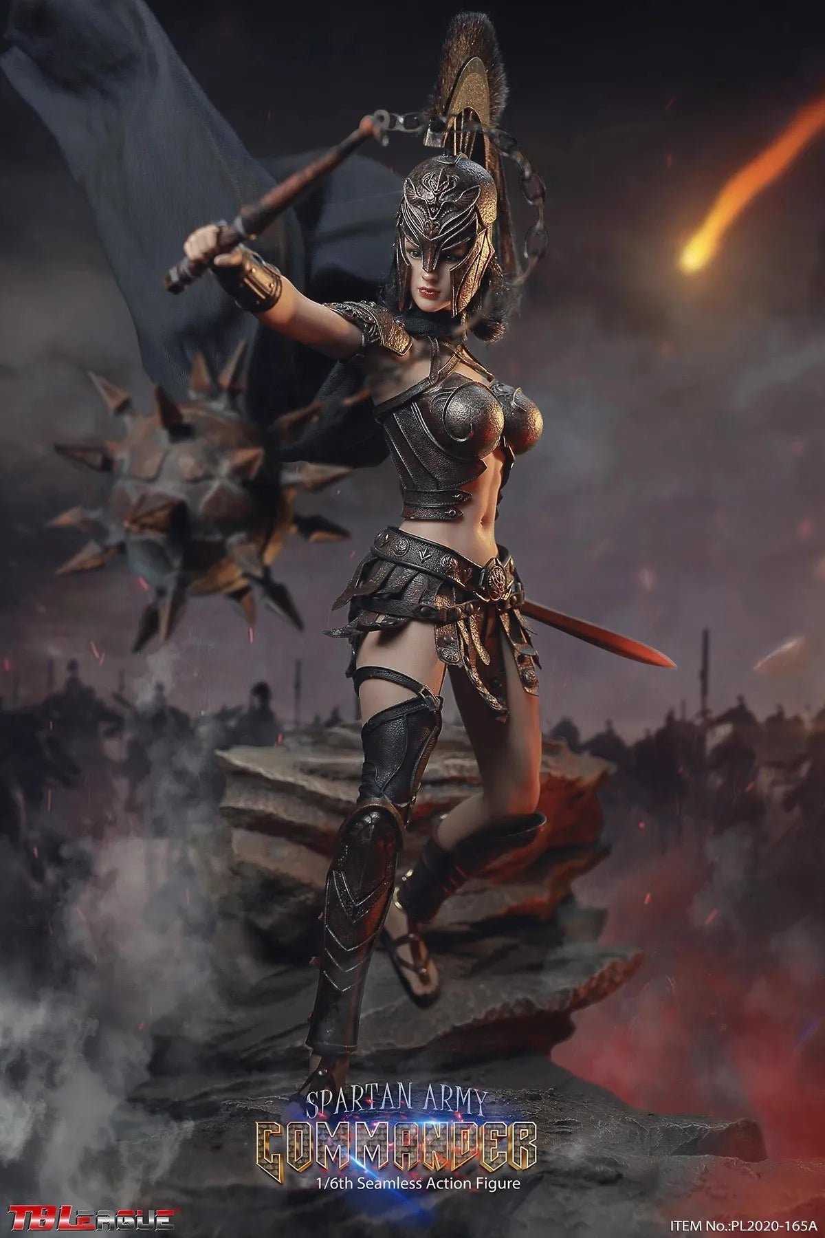 TBLeague PL2020-165 A 1/6 Female Soldier Spartan Army Commander 12'' Action Figure Model Toy In Stock