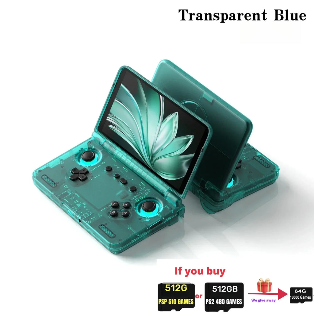 Retroid Pocket Flip2 Retro Handheld Game Console Video Game Consoles SD865 Android13 5000mAh 5.5”1080p OLED WIFI6 512G PSP PS2