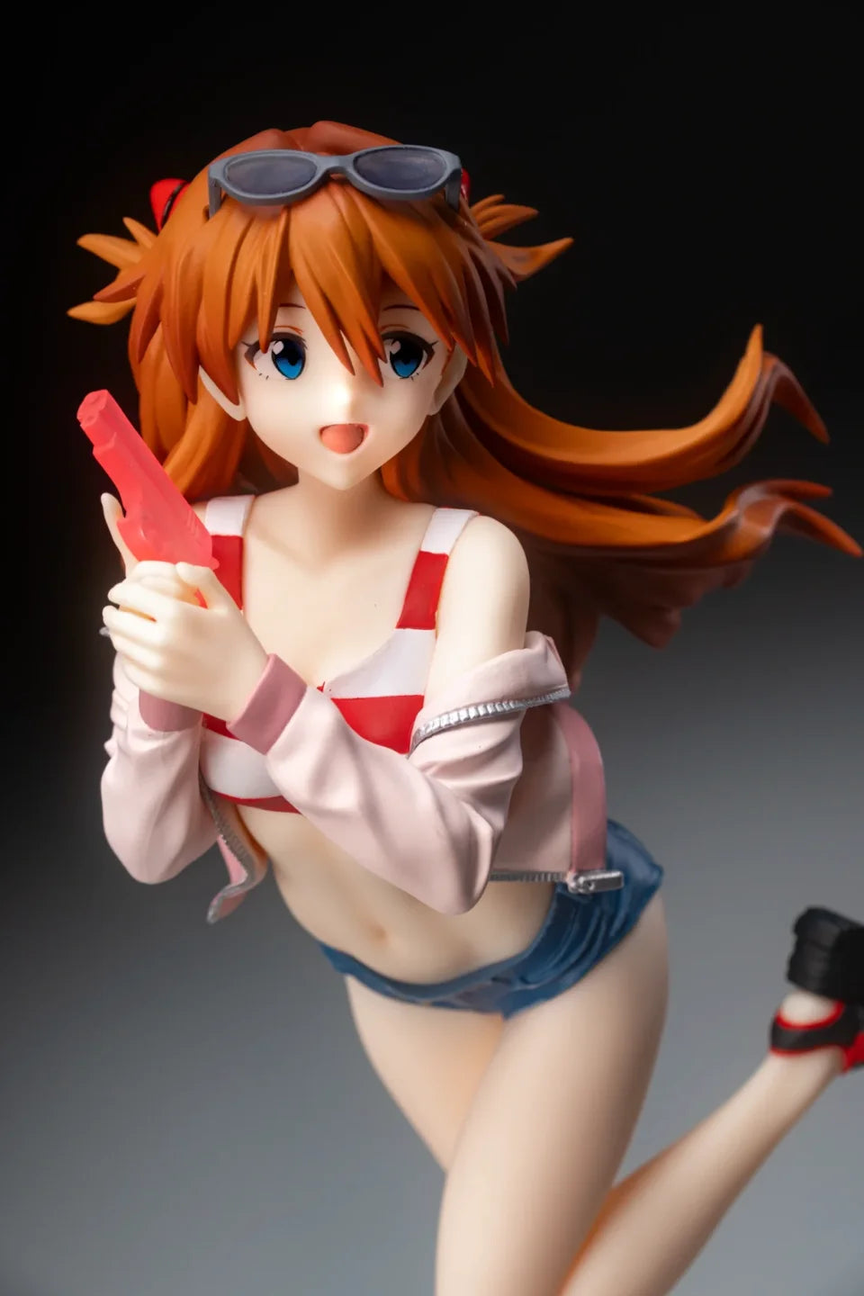 In Stock Good Smile GSC Original Box POP UP PARADE BEACH QUEENS Shikinami Asuka Langley Figure Action Figure Collection Gift