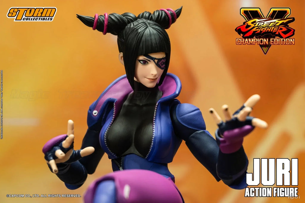 【MT】In Stock Original Storm Collectibles Street Fighter JURI Han 1/12 Action Figure Model Toy Gifts