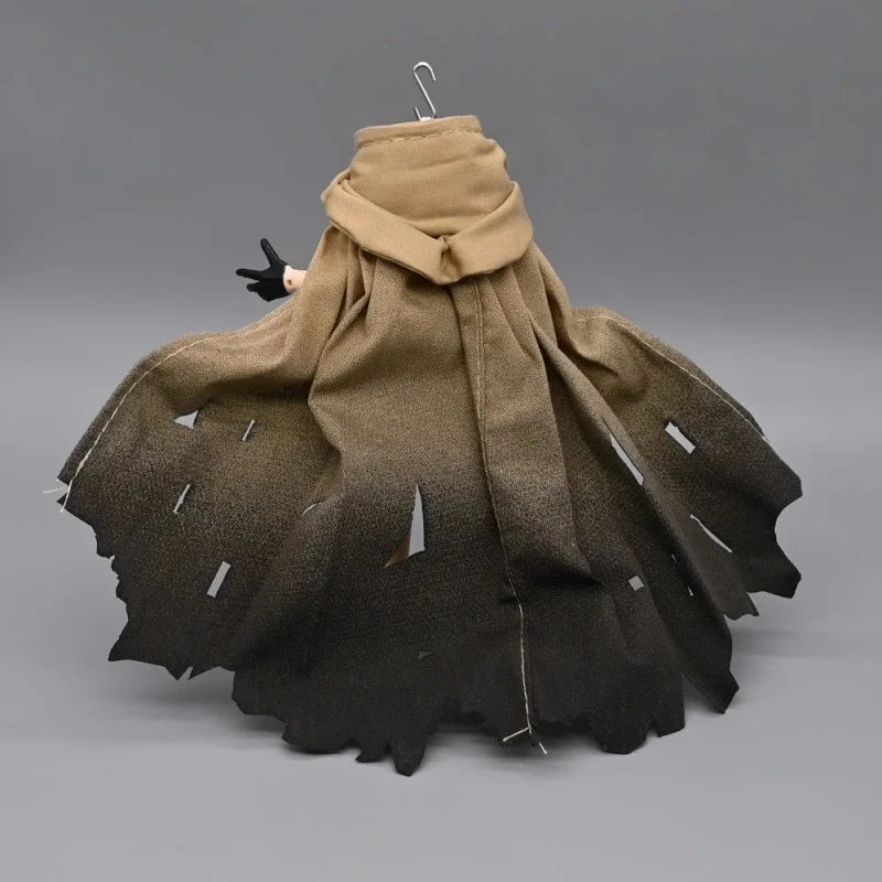 In Stock 1/12 Scale Two Color Optional Battle Damage Hole Version Male Soldier Cloak Fit 6inch BJD Action Figure Mode Toys