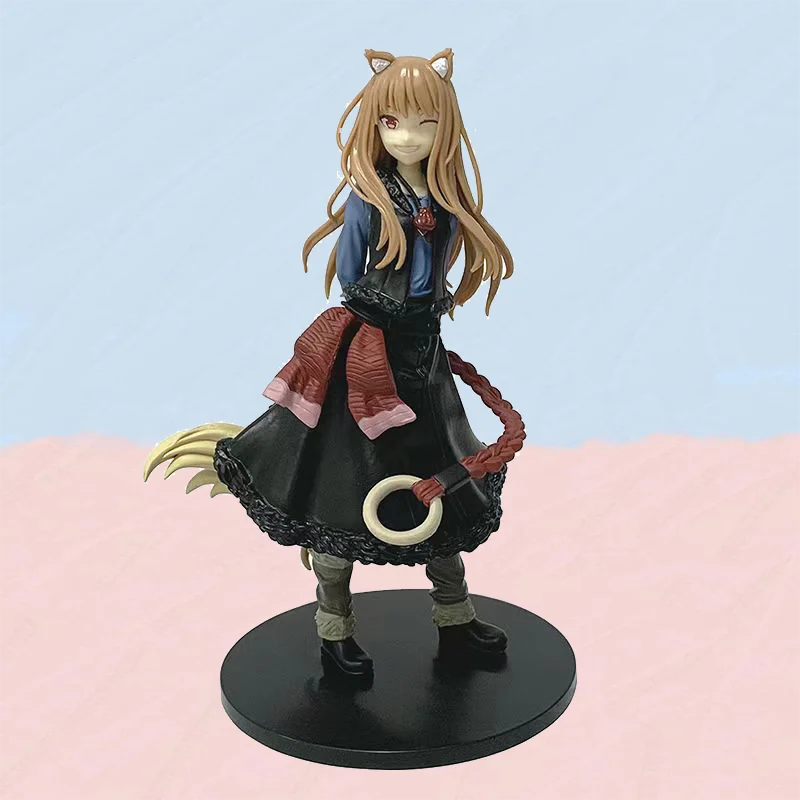 17 см Spice and Wolf: Търговецът среща мъдрия вълк Аниме фигурка Wolf Holo екшън фигурка PVC колекция за възрастни модел кукли играчки