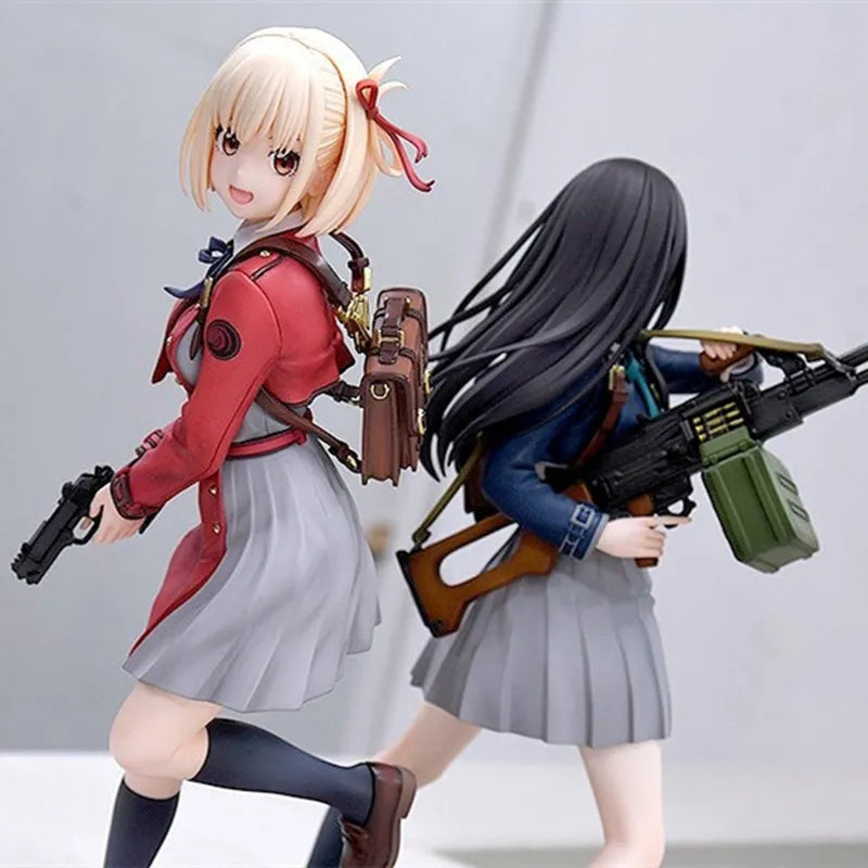 Genuine GSC Lycoris Recoil Chisato Nishikigi Takina Inoue  1/7 Action Figure Original Anime Model