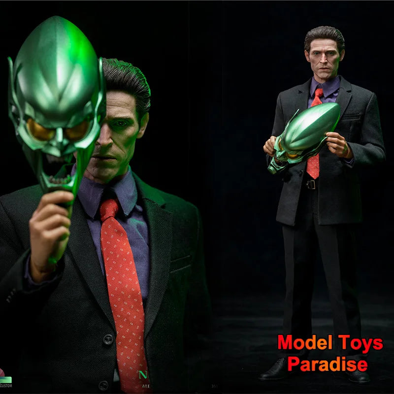 SLCUSTOM SL-005 1/6 Collectible Toys Green Goblin Spider-Man Villain Norman Osborn Willem Dafoe Soldier 12'' Action Figure Model