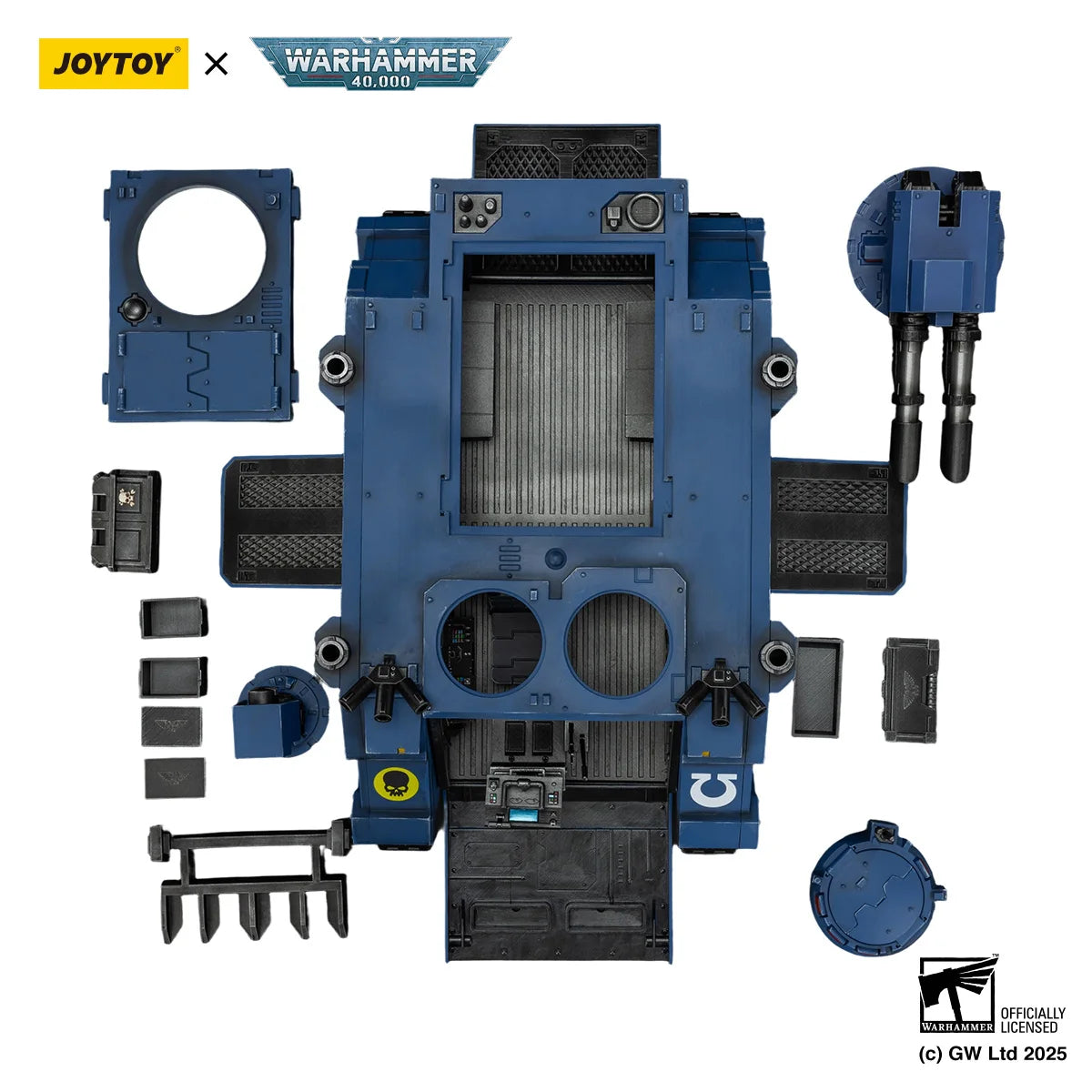 【24 Hours Delivery】JOYTOY Warhammer 40K Ultramarines Razorback with Twin Lascannon 1/18Anime Figure Model