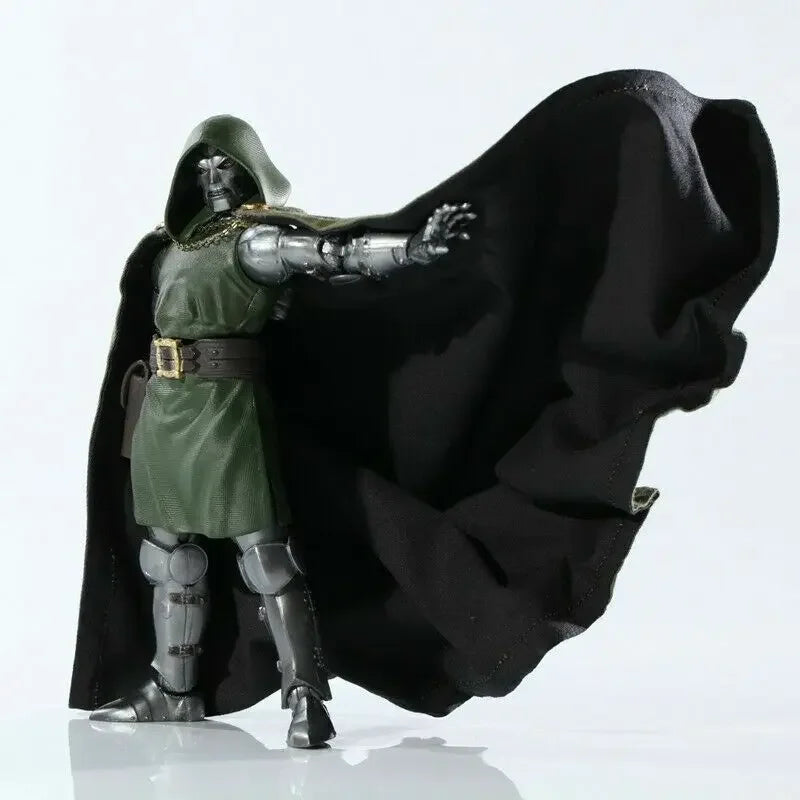 【only cape】DIY1/12th  Black Green Cloak For 6" Doll ((No Figure)