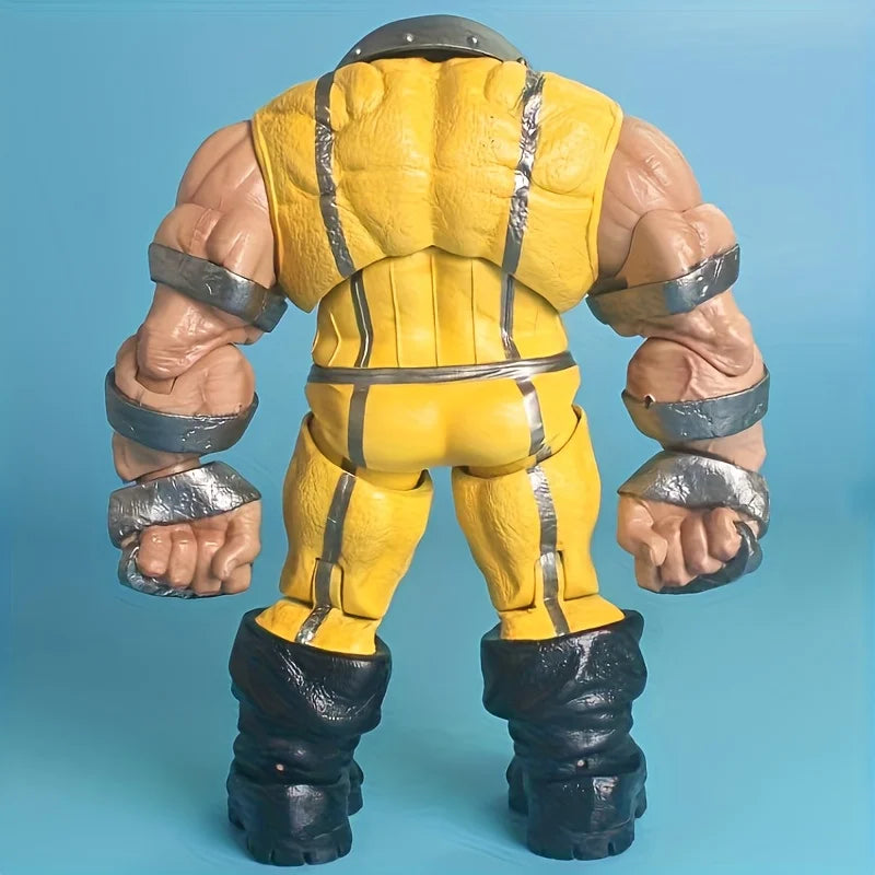 Marvel X-Trail Hulk Prison Red Tank, Approximately 23cm Movable Figurine Model Ornament