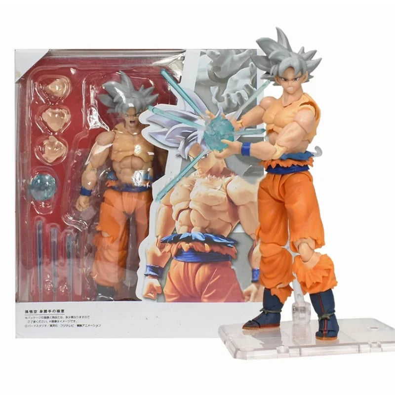 Dragon Ball Z Super Saiya Anime Figure SHF Goku Gohan Trunks Boy From Future Collection Model Action Figure Toys Birthday Gifts