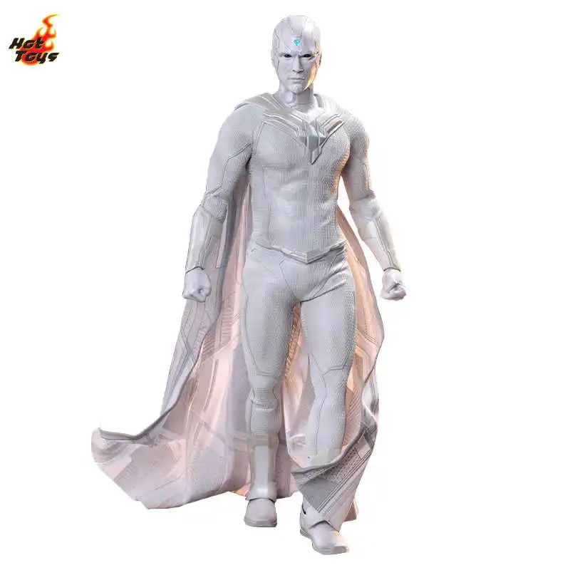 HotToys White Vision 1:6 Collectible Action Figure Premium Poseable Model from WandaVision Gift for Adult Collectors