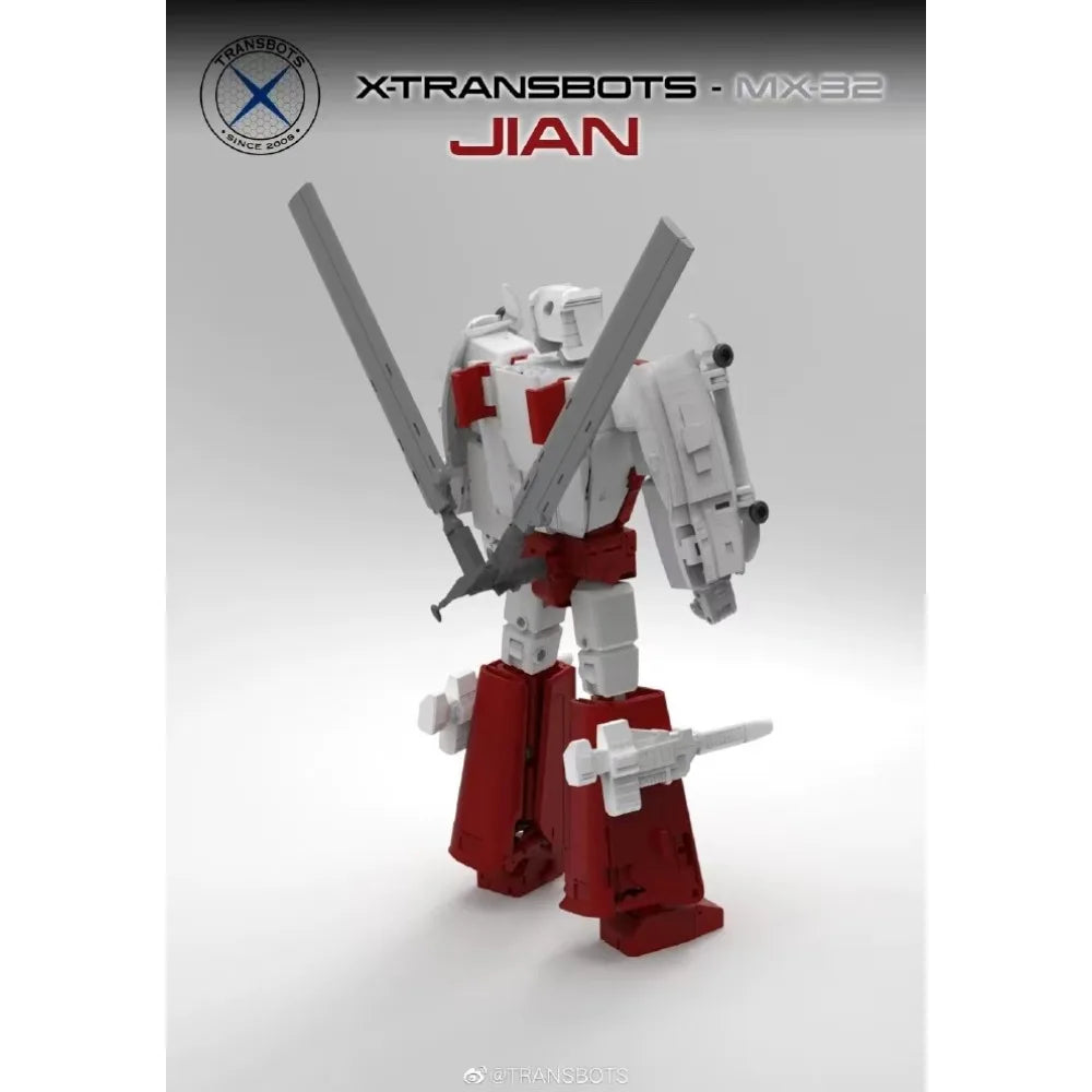 【24-hour Shipping】 X-Transbot Transformed Toys MX-32 MX32 Defensor Blades Jian G1 Action Figure Robot Action Figures Toys