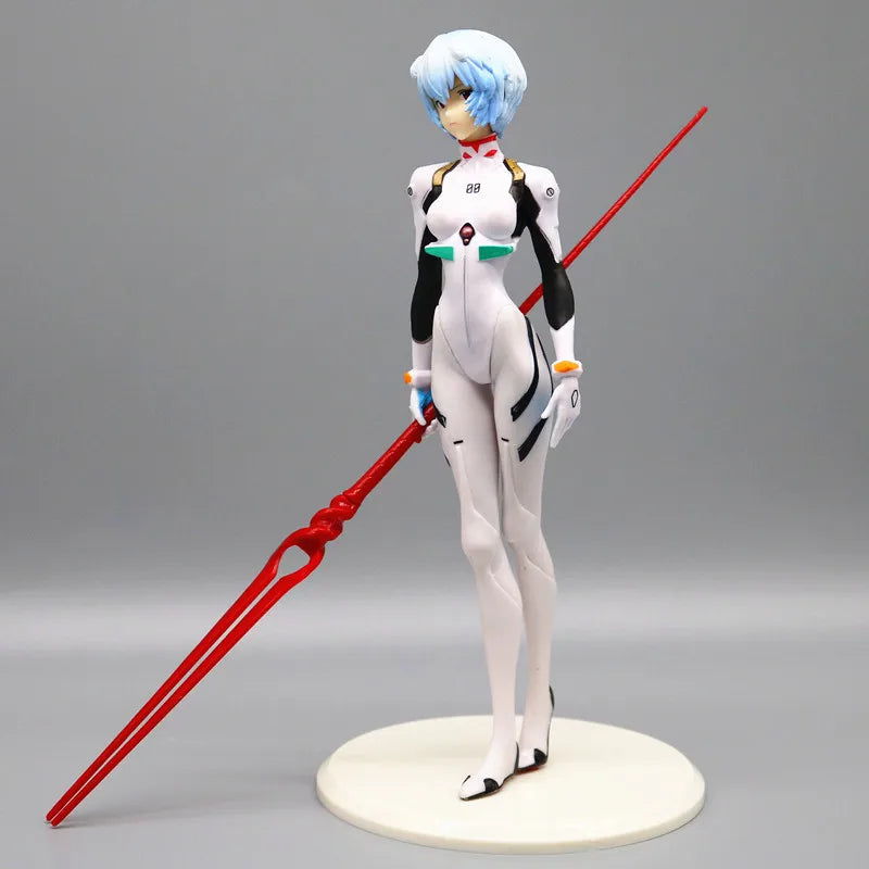 22cm NEON GENESIS EVANGELION Фигурки Ayanami Rei Действие Фигурка Декорации за торти PVC Модел Аниме Asuka Makinami Колекция Играчки