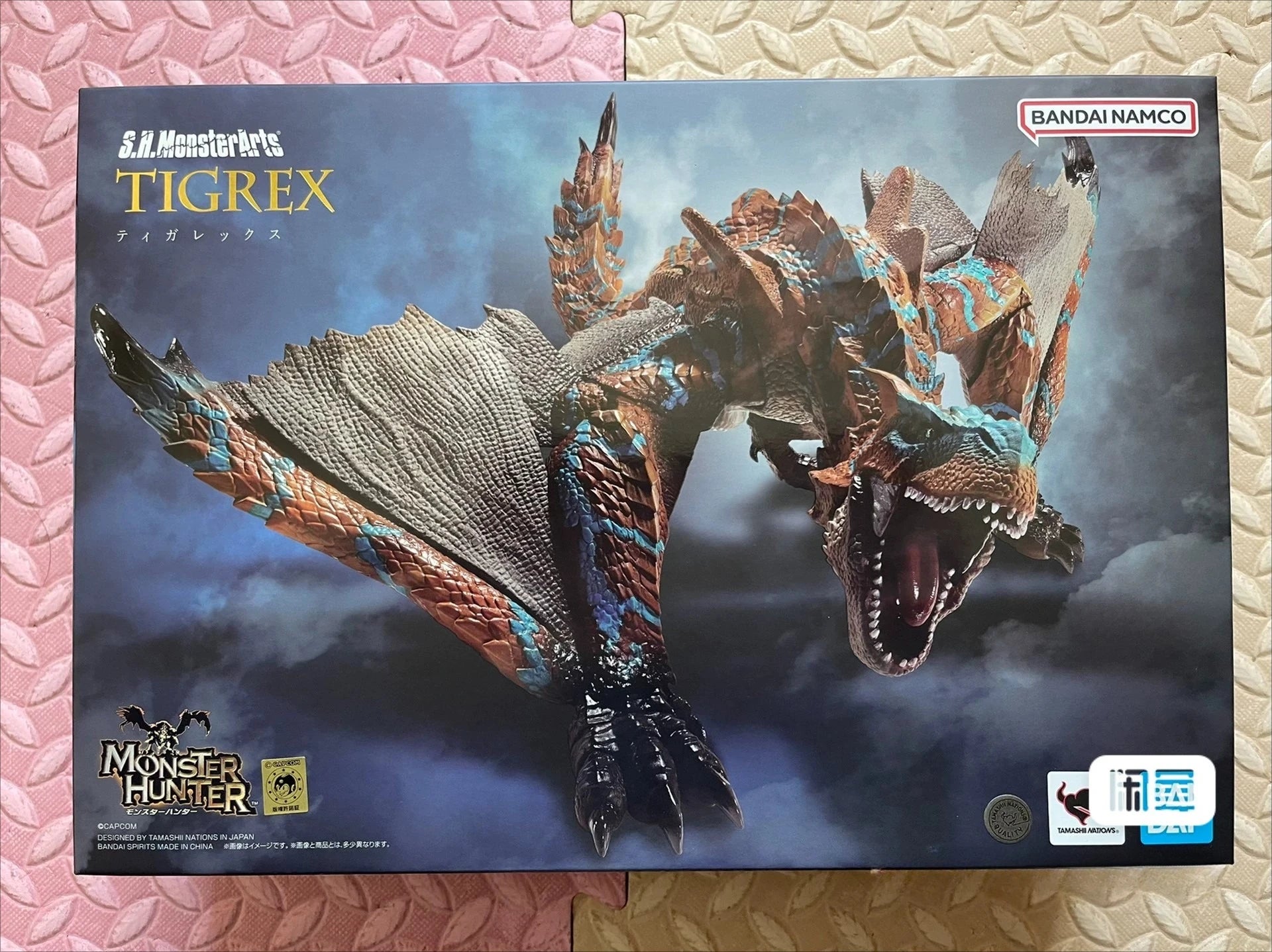 Bandai SHM TIGREX Action Figure Monster Hunter World Rise Monster Figure Toy Model Gift
