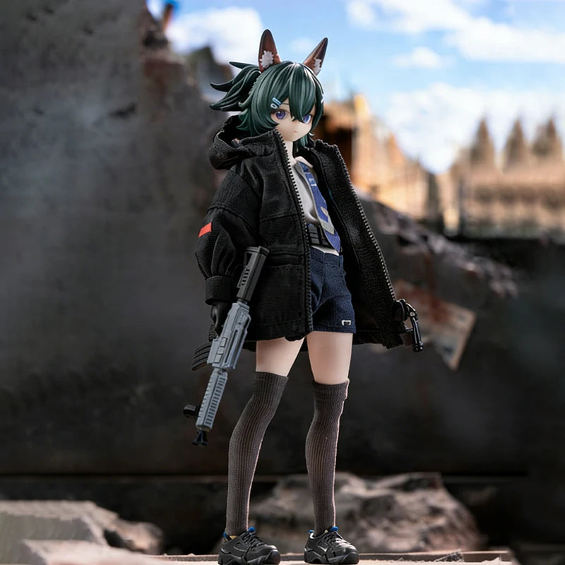 Neo Eden Toys Black Iron Rest Series 1/12 Bjd Blind Box Mecha Musume Doll Kawaii Action Anime Figure Mystery Box Toys Gift