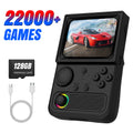 R36T New Retro Handheld Game Console 3.5 Inch IPS Screen 27+Emulators 18000+ Classic Games Portable Pocket Video Game Console