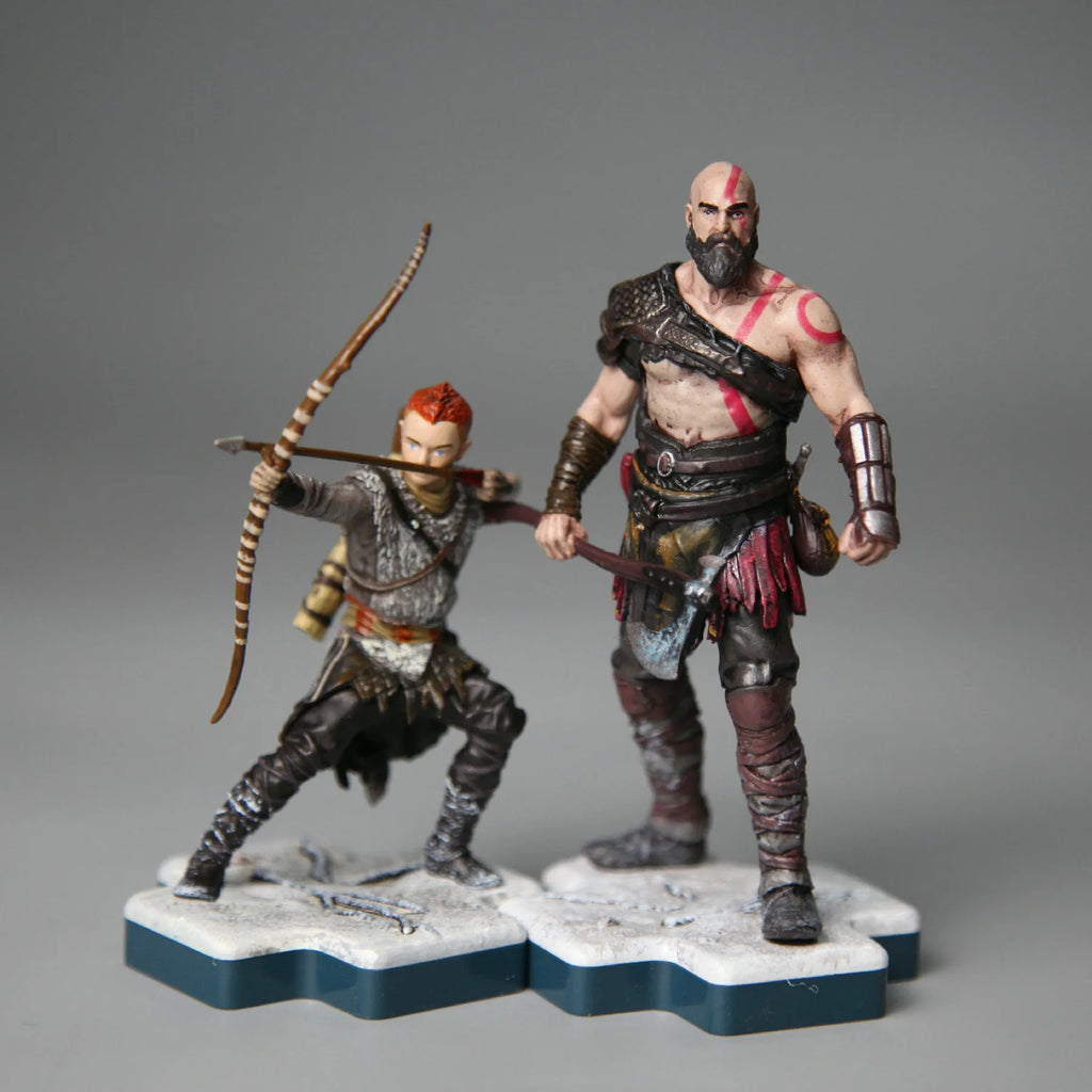 New Totaku Figure Model Toys THE HUNTER Bloodborne God Of War Kratos Atreus For Kids and Adults Collection