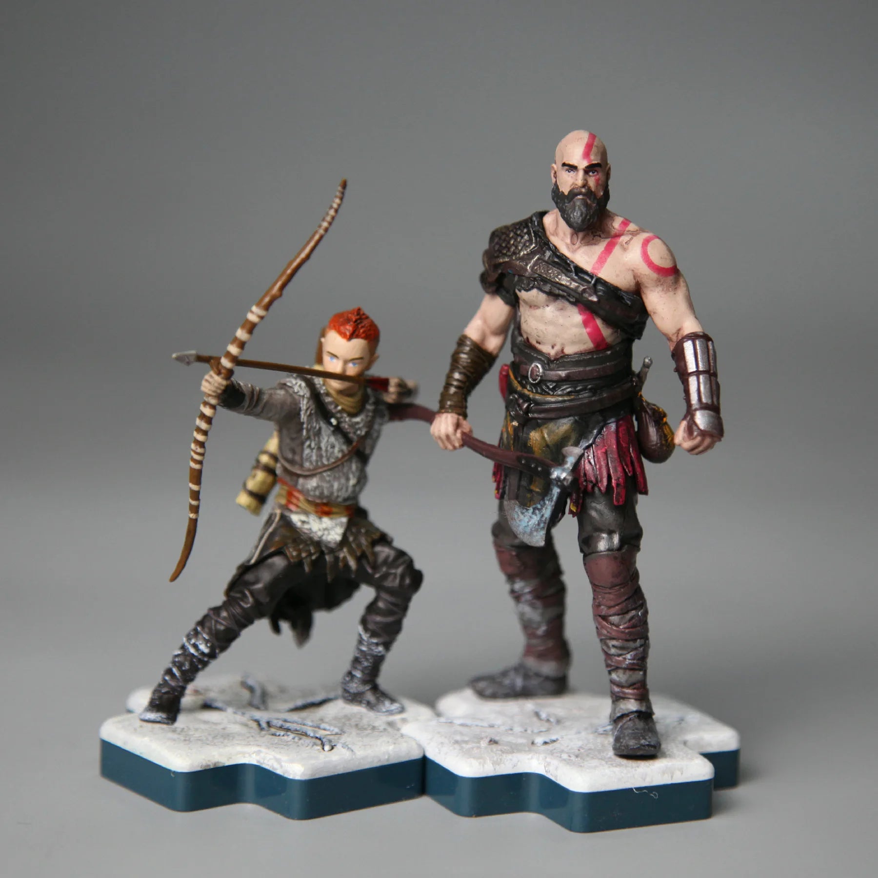 New Totaku Figure Model Toys THE HUNTER Bloodborne God Of War Kratos Atreus For Kids and Adults Collection