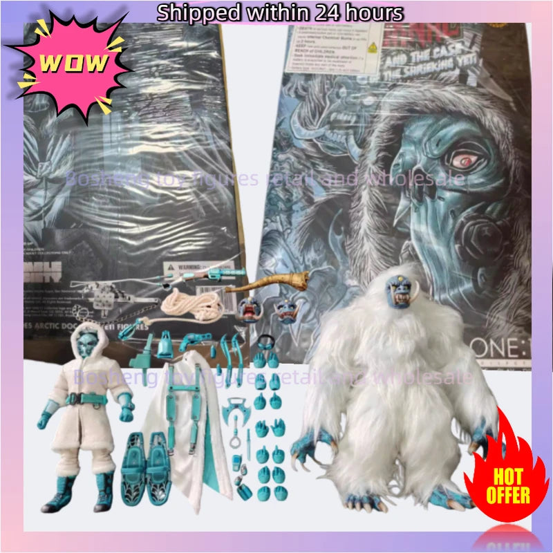 Original Mezco Toyz NYCC 2025 One:12 Doc Nocturnal and the Case of the Shrieking Yeti In Stock Anime Action Collection Figures