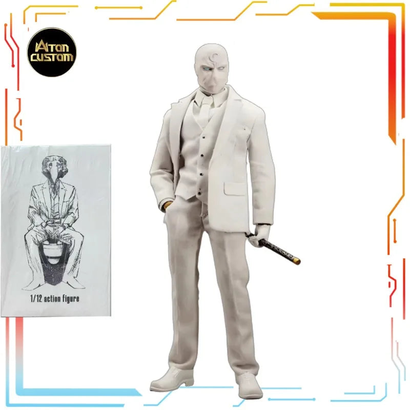 Aton Custom Original 1/12 Finished Product Movable Exquisite Figurine Moonlight Knight Anime Toys Model Festival Gift for Boys