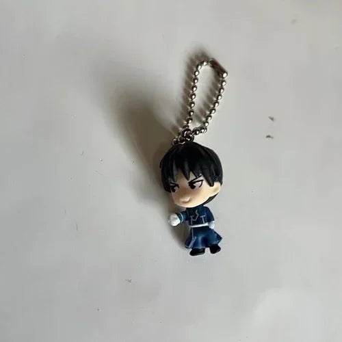 Fullmetal Alchemist Action Figure Roy Mustang Riza Hawkeye Edward Elric Alphonse Elric Maes Hughes Q Version Model Pendant Toys