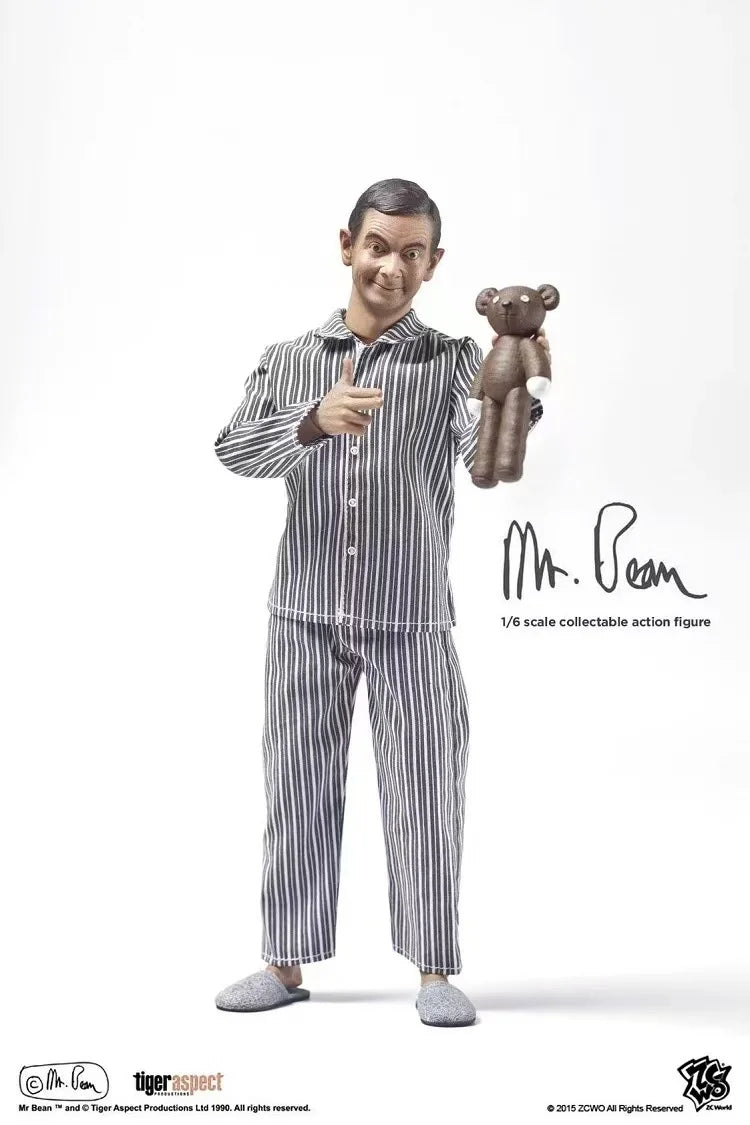 Original Genuine ZCWO Mr. Bean Movie Star MR BEAN 1/6 Action Figure Model Toy Gift Collection Statue Ornaments