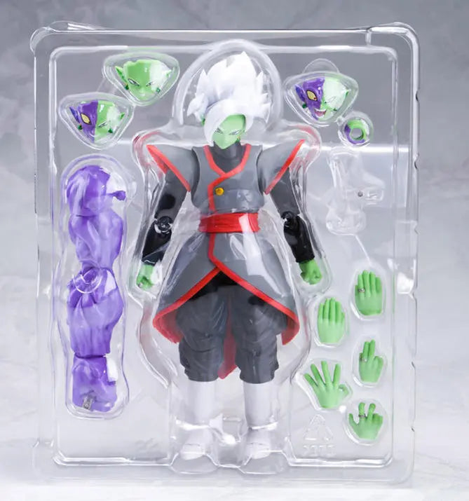 In stock and in stock Bandai Soul Limited SHF Dragon Ball Fusion Zamasu Kaioshin Action Figure Collection Gift
