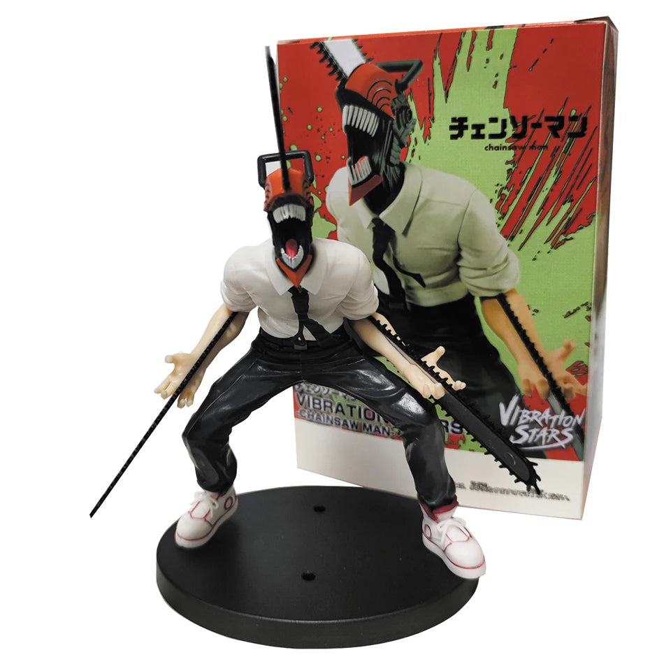 Hot  chainsaw man anime figure power denji action figure pvc chainsaw man power statuette pvc adult collection model doll toy