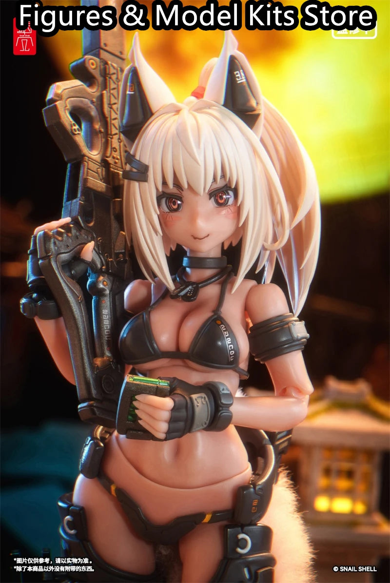 【Pre-Sale】 Snail Shell RA-04 Fox Warrior Maiden Huinaihuo Swimsuit Ver. 1/12 Action Model Collectible Figure Toys