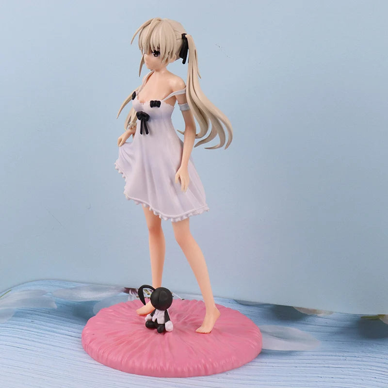 Japan Neue 24 cm Yosuga no Sora Figur PVC Action Anime Puppe Modell Spielzeug süße weiße Hosenträgerrock Figur für Mädchen Geschenk