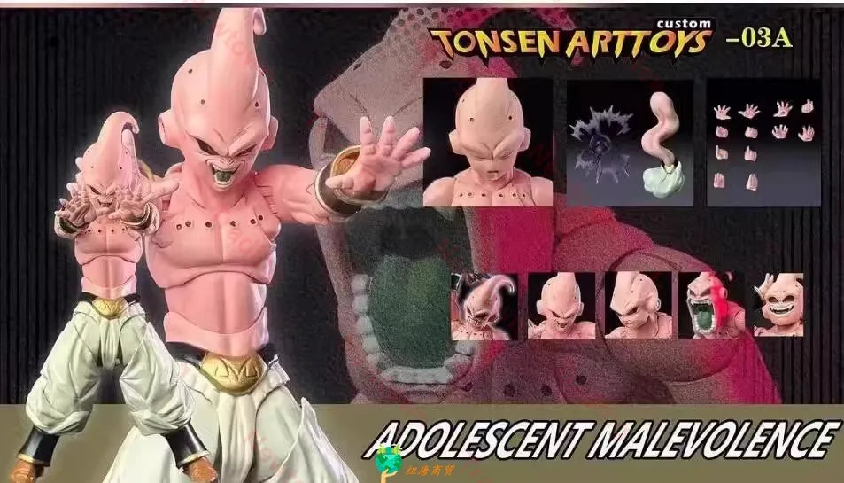 Tonsenarttoys Dragon Ball S.H.Figuarts SHF Adolescent Malevolence Majin Buu Boo Kid Anime Action Figures Model Collection Toys