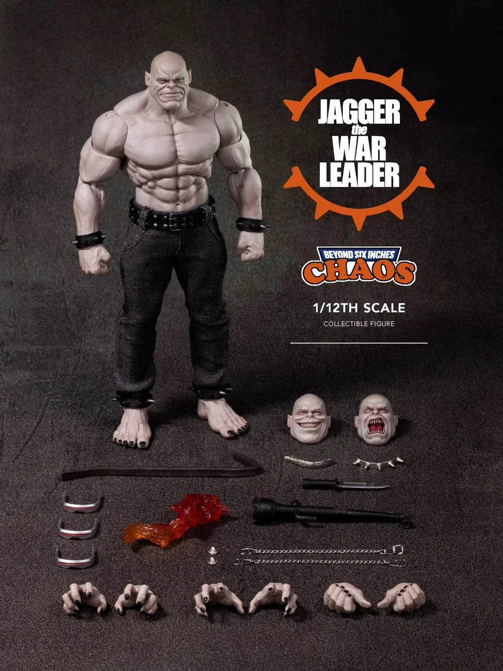 Pre-sale CHAOS-003 1/12 Scale Male Soldier Robust Muscular Strong Body Chief Full Set 6''Action Figure Model For Fans Collection