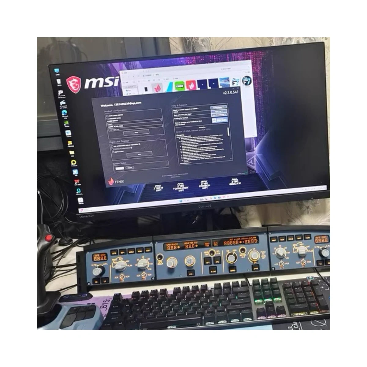 Winwing Flight Game Simulator A320 EFIS-R/EFIS-L  Control Panel  Suitable For X-Plane MSFS
