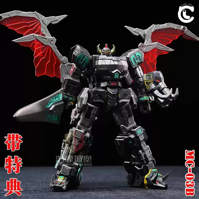 In Stock Lucky Cat MICRO COSMOS MC-03 MC-03B MC-05 BEAST LORD Anime Figure Transformation Robot Model Collection Toys Gift