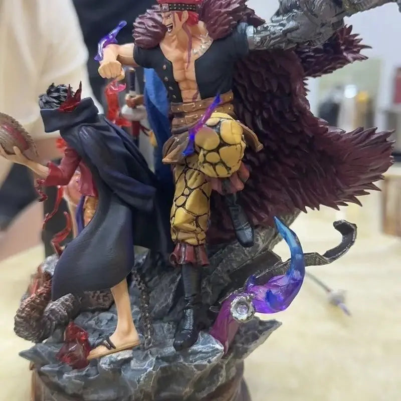 Anime One Piece 20cm Figures Luffy Trafalgar 3 Captain One Piece Action Figures Figurine Collection Ornament Pvc Model Toys Gift