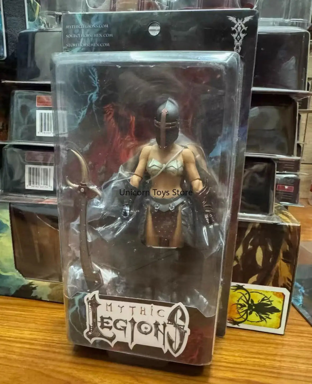 In Stock Four Horsemen Mythical Legion Female Barbarian Action Figure