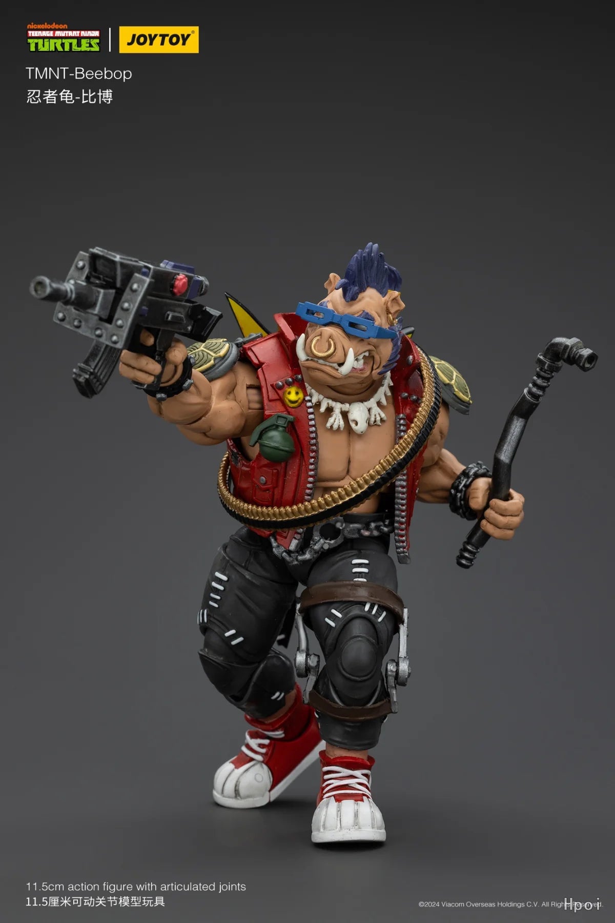 【SF】JOYTOY 1/18 Action Figure TMNT-Beebop Model Toys Gifts Collection Ornaments