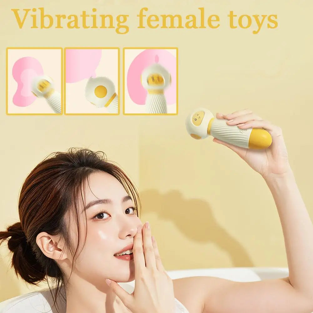 Multi Frequency Ultrasonic Vibration Charging G-point Vibrator Female Vibrating female toys Magnetic Honey Bean Stimulation