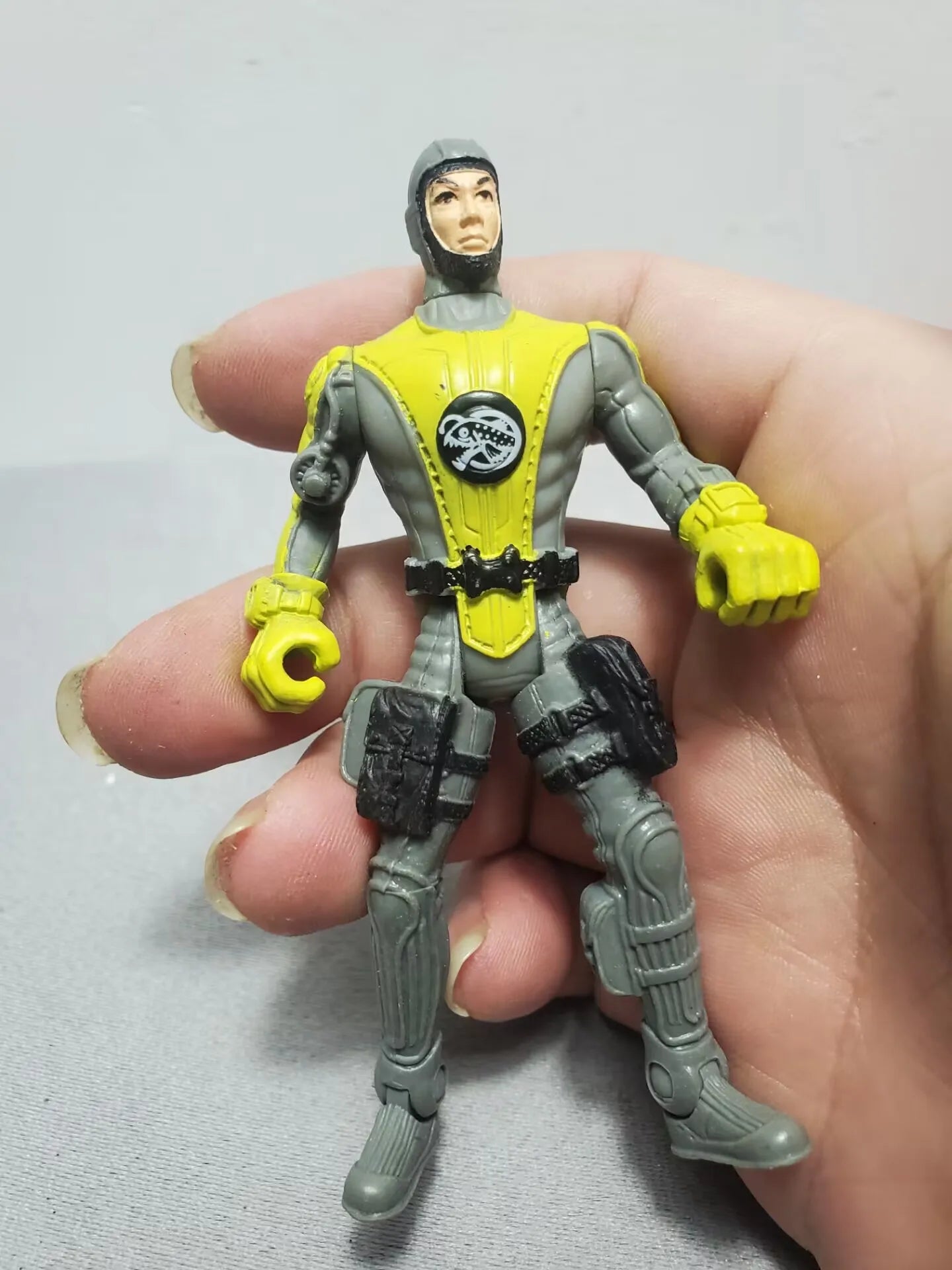 9cm 3.75" Solider Farmer Worker Military Police Action Figure Limite Collection Pirate Player Model Toy Gift for Kid Child Adult