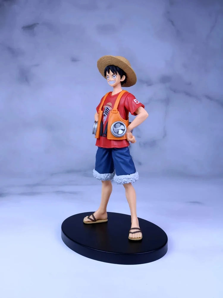 Anime One Piece Film RED DXF The Grandline Men Monkey D Luffy PVC Actionfigur Sammlermodell Spielzeug