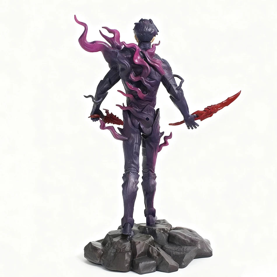 2026 New Year Gift Leveling Sung Jinwoo Hunter Form Standing Pose Collectible Figure Holiday Gift Model Toy