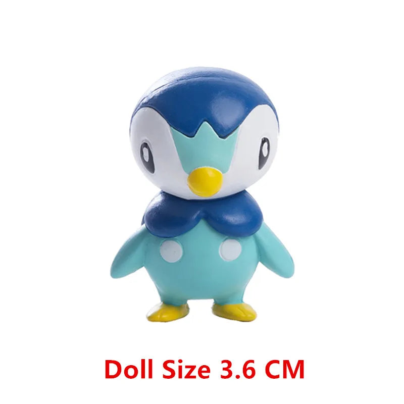 3-7 Cm PokemonCartoons Anime Figure Pikachu Mew Snorlax Charmander Cosplay Collection Pet Pocket Monster Action Model Toy Gifts