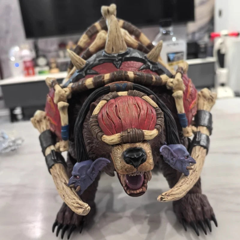 Metytoyz 34cm Horde Armor Giant Bear Mount Animal Model Kit Ornament Collectible Anime Peripheral Action Figure Gift Toy