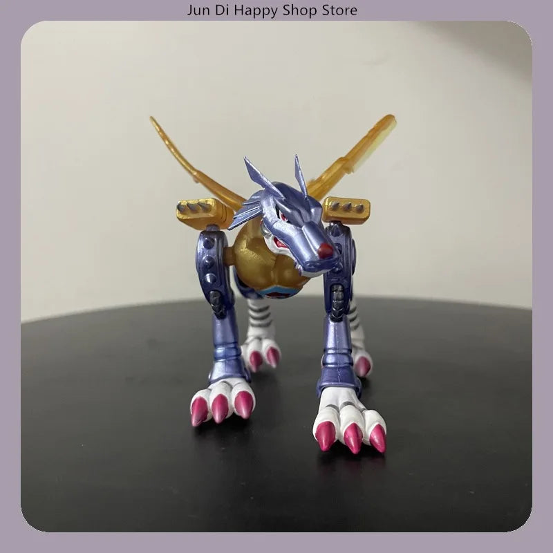Digimon Metal Garurumon Anime-Figur Statue Schreibtisch-Auto-Innendekoration Geschenk-Sammlerstück